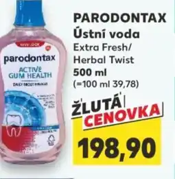 Kaufland PARODONTAX Ústní voda nabídka