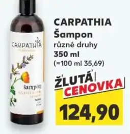 Kaufland CARPATHIA Šampon nabídka
