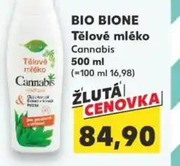 Kaufland BIO BIONE Tělové mléko nabídka