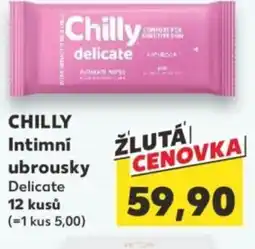 Kaufland CHILLY Intimní ubrousky nabídka