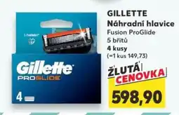 Kaufland GILLETTE Náhradní hlavice nabídka