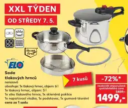 Kaufland Sada tlakových hrnců nabídka