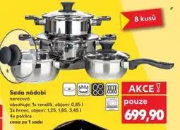 Kaufland Sada nádobí nabídka
