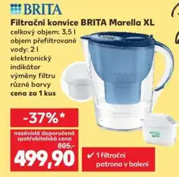 Kaufland Filtrační konvice BRITA Marella XL nabídka