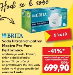 Kaufland BRITA Sada filtračních patron Maxtra Pro Pure Performace nabídka