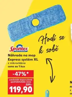 Kaufland Náhrada na mop Express systém XL nabídka