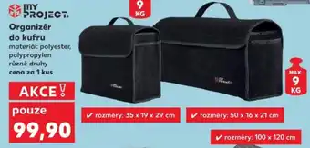 Kaufland Organizér do kufru nabídka