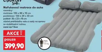 Kaufland Nafukovací matrace do auta nabídka