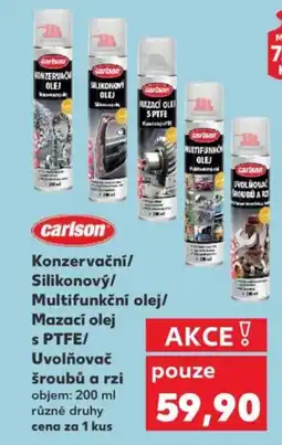 Kaufland CARLSON Konzervační/ Silikonový/ Multifunkční olej/ Mazací olej s PTFE nabídka