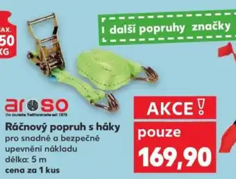 Kaufland AROSO Ráčnový popruh s háky nabídka