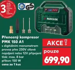 Kaufland PARKSIDE Přenosný kompresor PMK 150 A1 nabídka