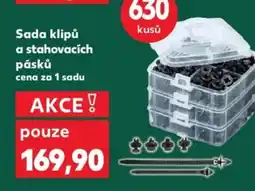 Kaufland Sada klipů a stahovacích pásků nabídka