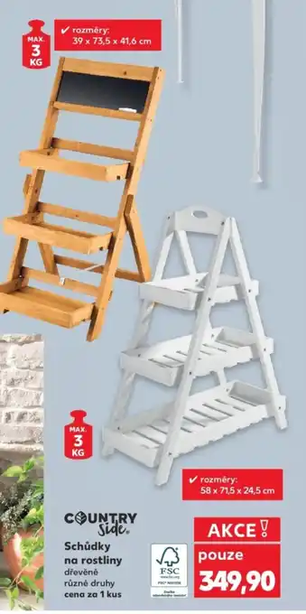 Kaufland Schůdky na rostliny nabídka