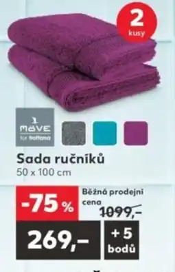 Kaufland Sada ručníků nabídka