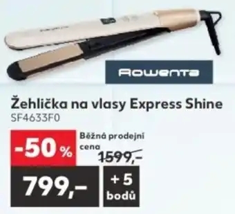 Kaufland Žehlička na vlasy Express Shine nabídka