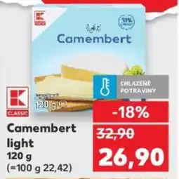 Kaufland Camembert light nabídka