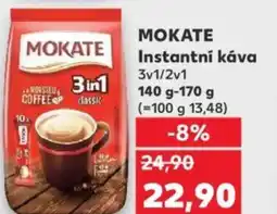 Kaufland MOKATE Instantní káva nabídka