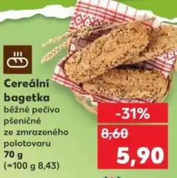 Kaufland Cereální bagetka nabídka