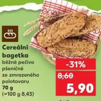 Kaufland Cereální bagetka nabídka