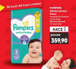 Kaufland PAMPERS Dětské plenky/ Pants nabídka