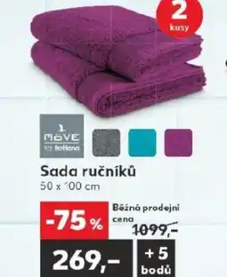 Kaufland Sada ručníků nabídka