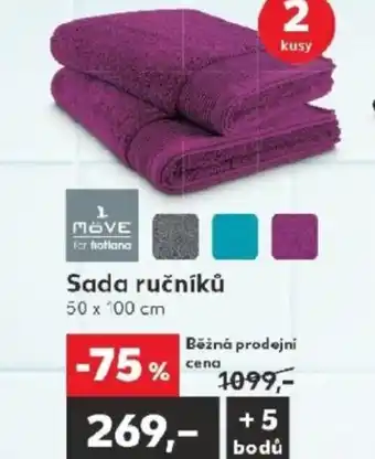 Kaufland Sada ručníků nabídka