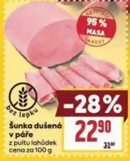 Billa Šunka dušená v páře nabídka