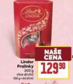Billa Lindor Pralinky nabídka