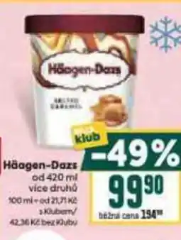 Billa Häagen-Dazs nabídka