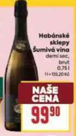 Billa Habánské sklepy Šumivá vina nabídka