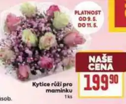 Billa Kytice růži pro maminku nabídka