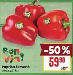 Billa Paprika červená nabídka