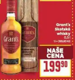 Billa Grant's Skotská whisky nabídka