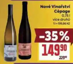 Billa Nové Vinařství Cépage nabídka