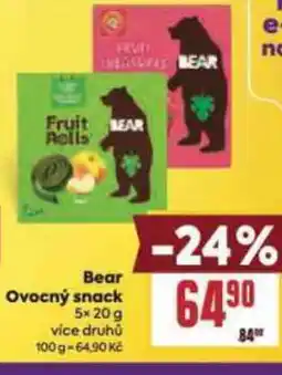 Billa Bear Ovocný snack nabídka