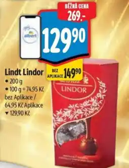 Albert Lindt Lindor nabídka