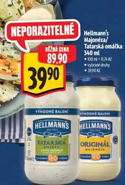 Albert HELLMANN'S Majonéza/ Tatarská omáčka nabídka
