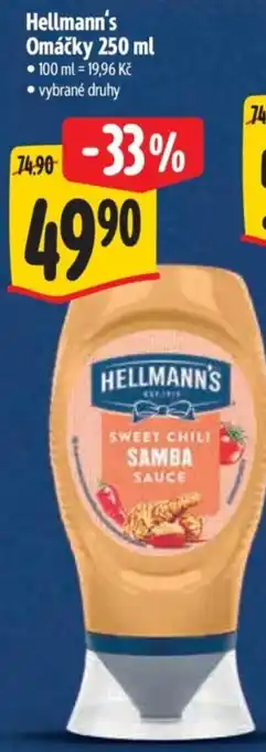 Albert HELLMANN'S Omáčky nabídka