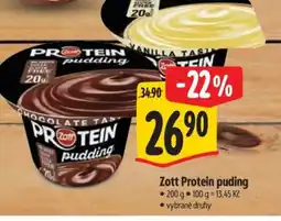 Albert Zott Protein puding nabídka