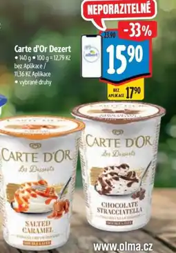 Albert CARTE D'OR Dezert nabídka