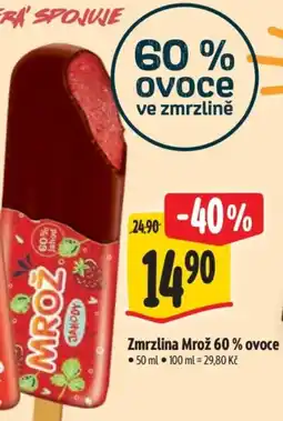 Albert Zmrzlina Mrož 60% ovoce nabídka