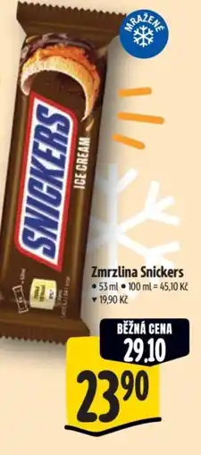 Albert Zmrzlina Snickers nabídka