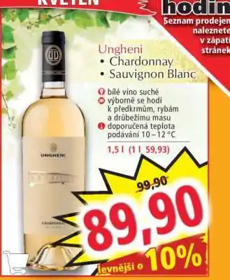 Norma Ungheni Chardonnay Sauvignon Blanc nabídka