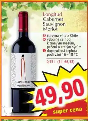 Norma Longitud Cabernet Sauvignon Merlot nabídka