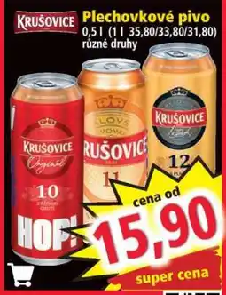 Norma Plechovkové pivo nabídka