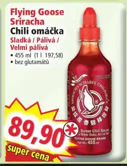 Norma Flying Goose Sriracha Chili omáčka nabídka