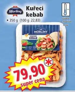 Norma Kuřecí kebab nabídka