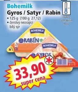 Norma Bohemilk Gyros / Satyr / Rabín nabídka