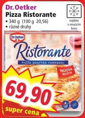 Norma Dr. Oetker Pizza Ristorante nabídka