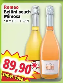 Norma Romeo Bellini peach Mimosa nabídka